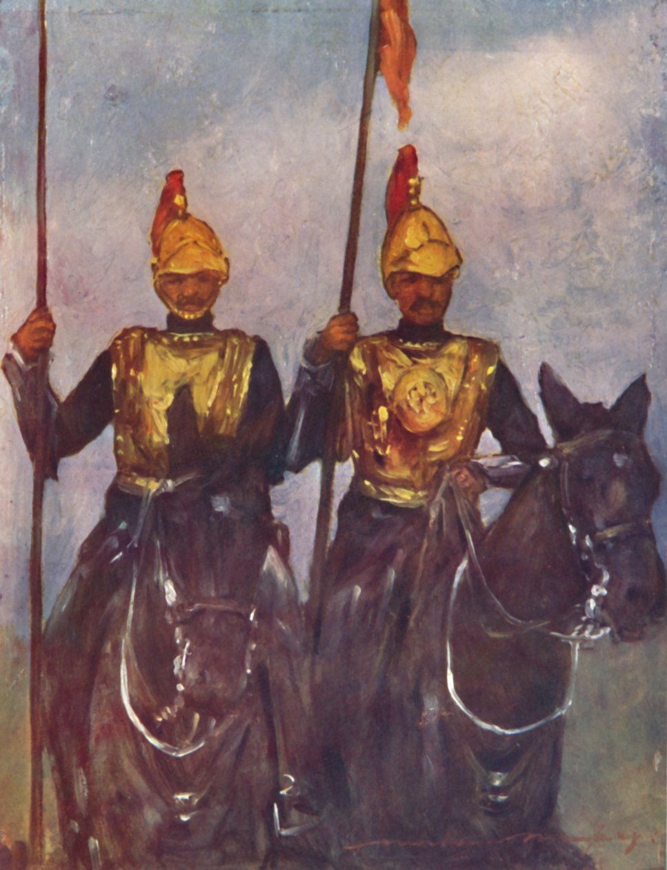 „Őfelsége Dogra Sowar Kashmir testőre”, 1903 alkotó: Mortimer L Menpes