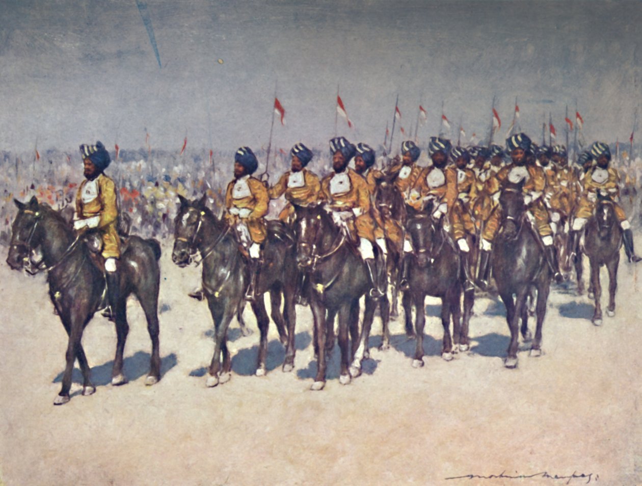 „Bombay-tartók”, 1903 alkotó: Mortimer L Menpes