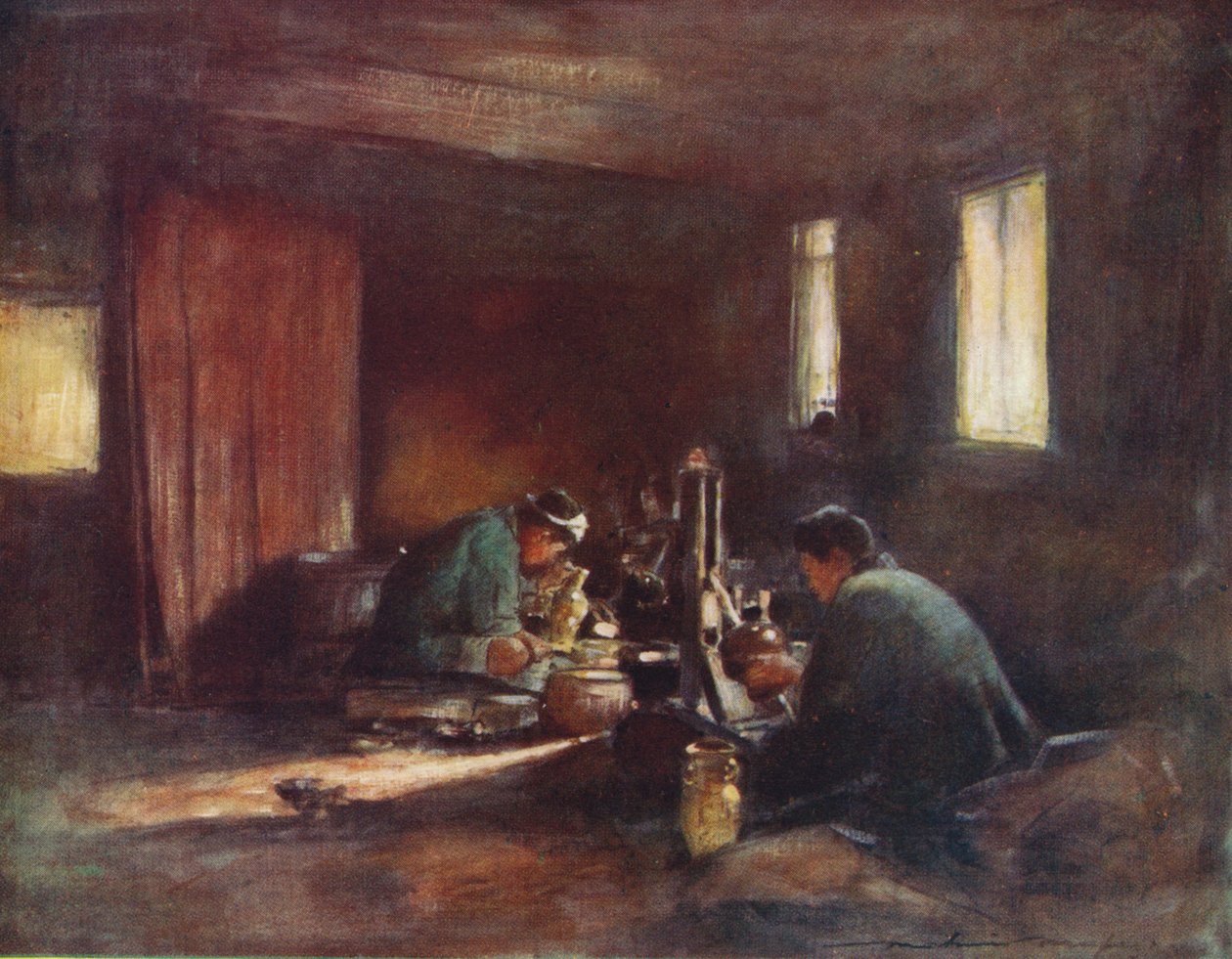 „Bronzmunkások”, 1887, 1901 alkotó: Mortimer L Menpes