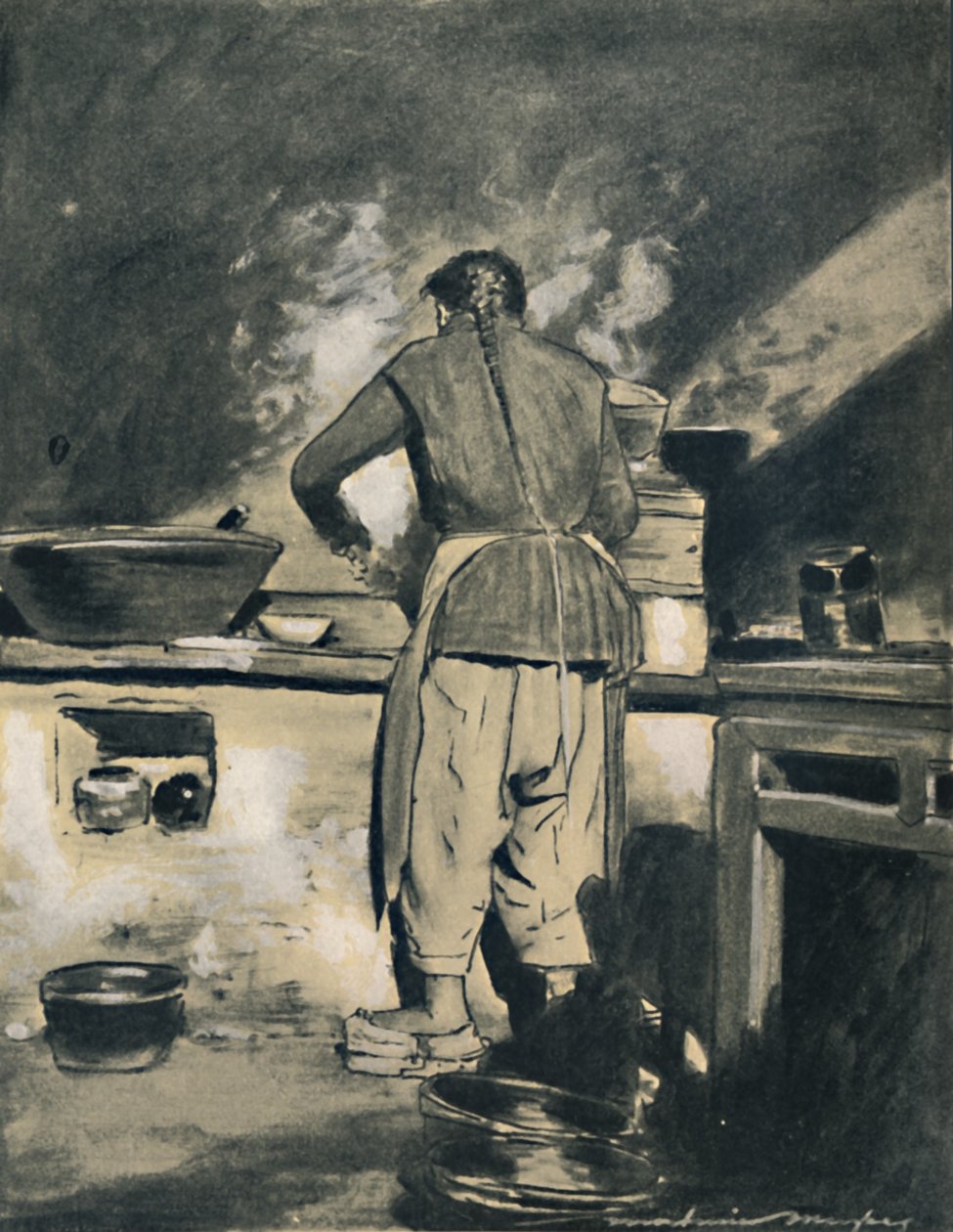 Kínai szakács, 1903 alkotó: Mortimer L Menpes