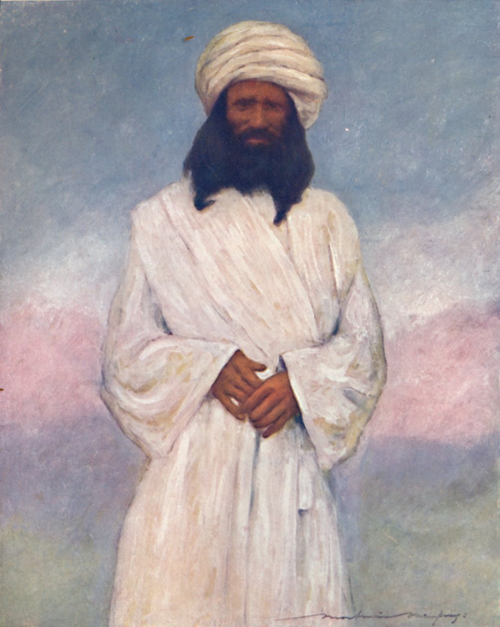"From the Hills, Beluchistan", 1903 alkotó: Mortimer L Menpes