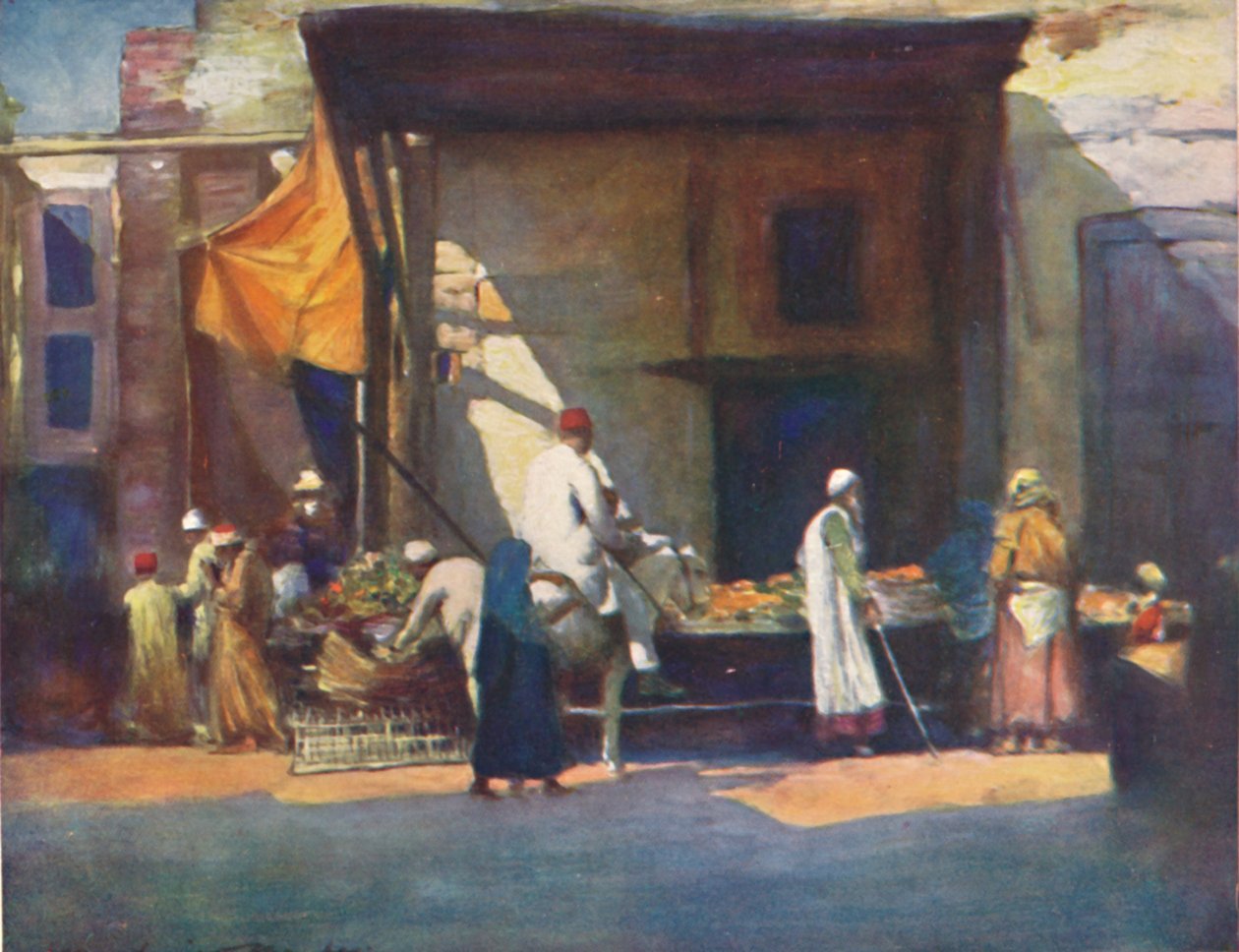 „Gyümölcsbódé”, 1903 alkotó: Mortimer L Menpes