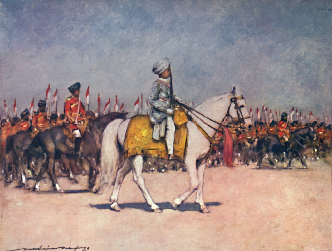„Őfelsége, Patiala maharadzsája”, 1903 alkotó: Mortimer L Menpes