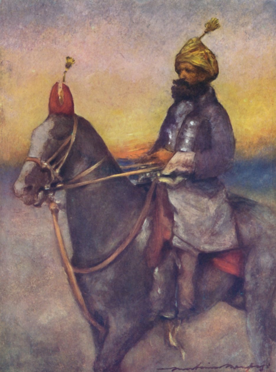 A Megtartó menetben, 1903 alkotó: Mortimer L Menpes