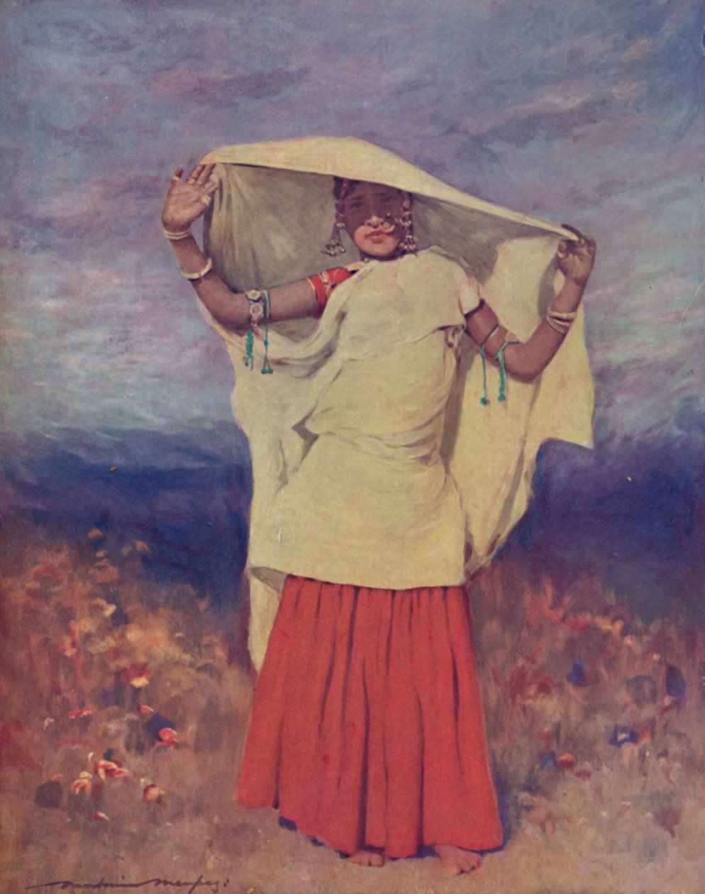 „Késő délután”, 1903 alkotó: Mortimer L Menpes