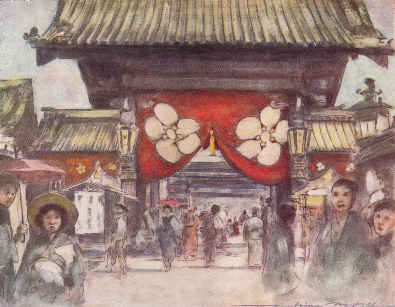 „A templomba vezet”, 1887, 1901 alkotó: Mortimer L Menpes