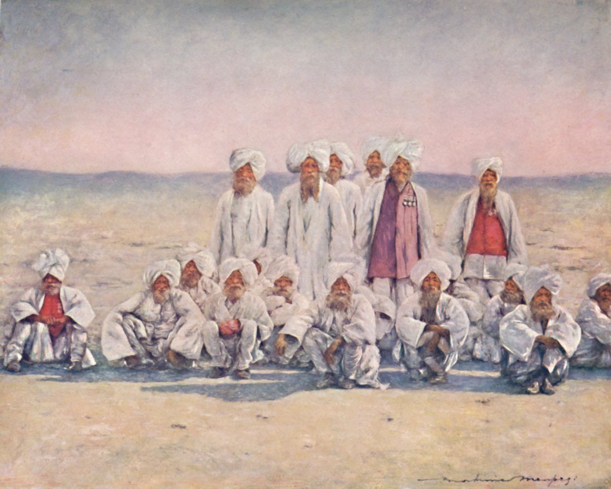 „Durbar napján”, 1903 alkotó: Mortimer L Menpes