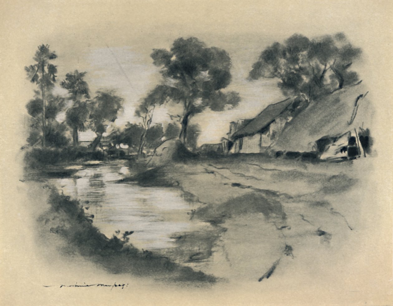 „Úton Mandalay felé”, 1903 alkotó: Mortimer L Menpes