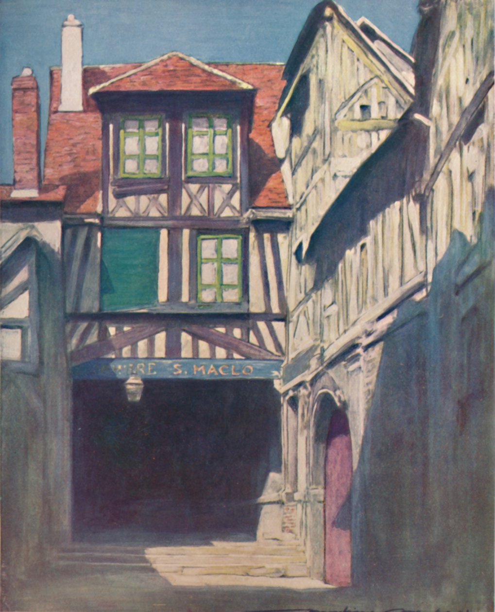 Rouen, 1903 alkotó: Mortimer L Menpes