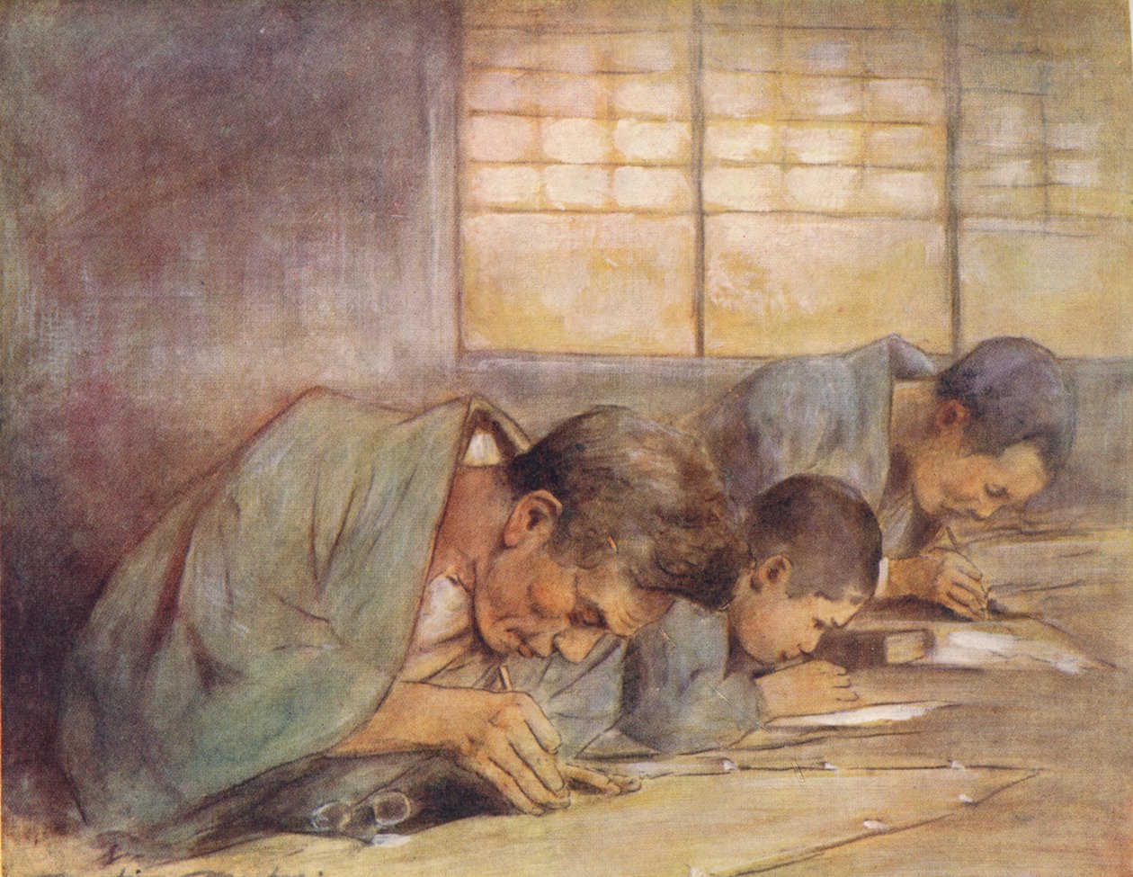 „Stencil-készítők”, 1887, 1901 alkotó: Mortimer L Menpes