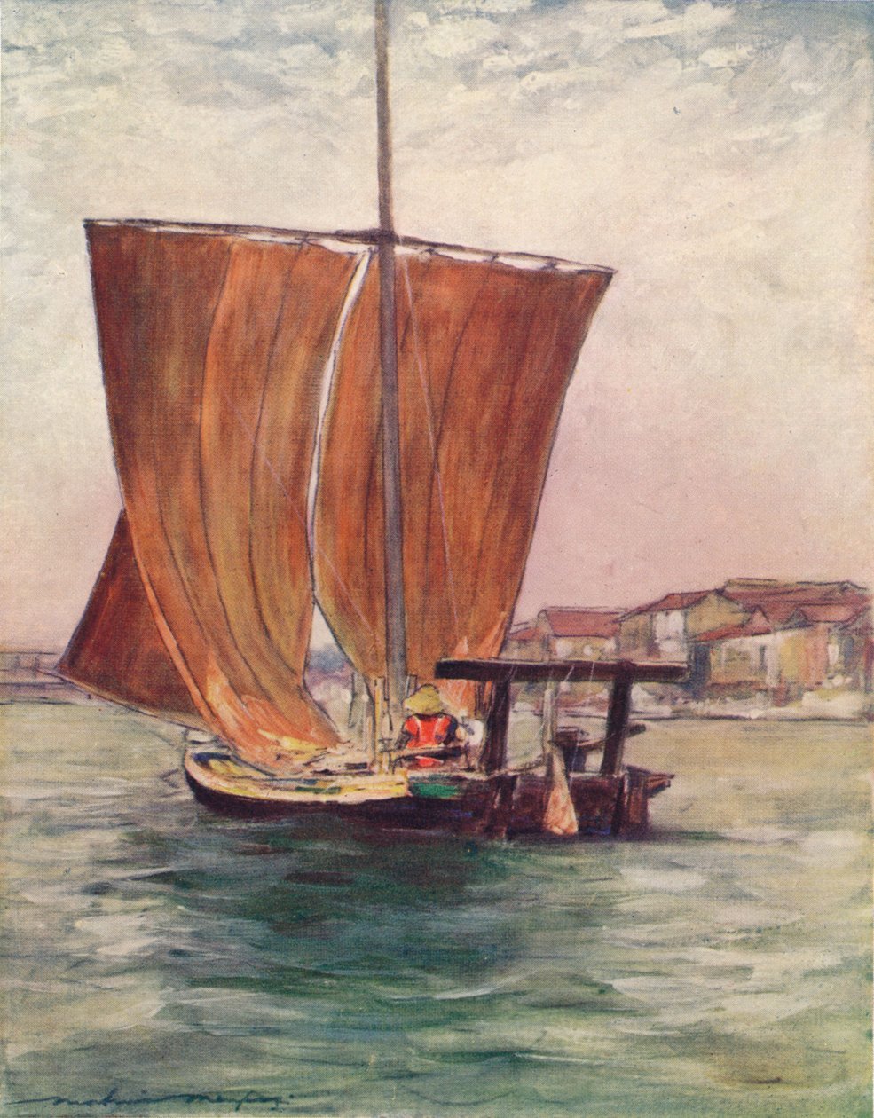 "Swinging Along in the Sun", c1887 1901 alkotó: Mortimer L Menpes