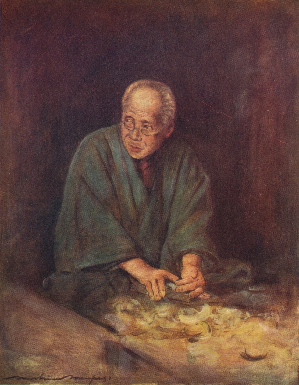 „The Carpenter”, 1887, 1901 alkotó: Mortimer L Menpes