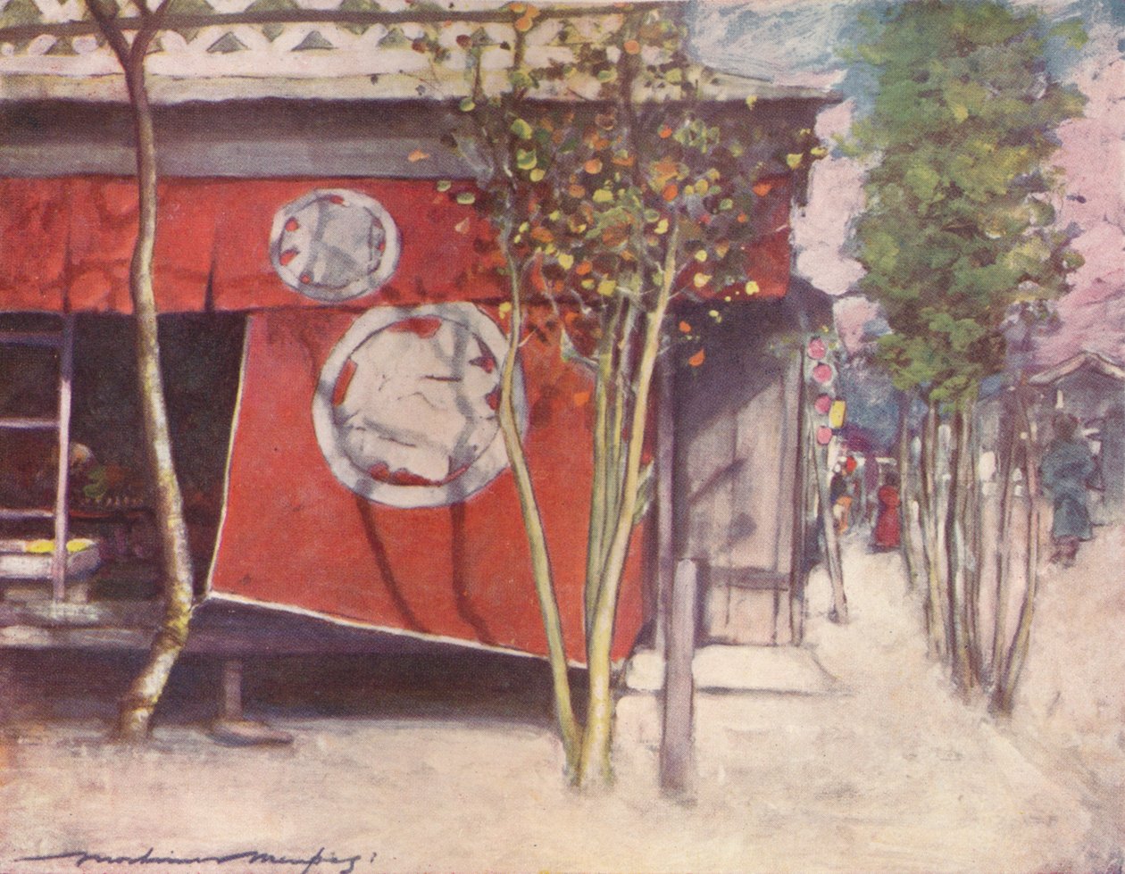 „A vörös függöny”, 1887, 1901 alkotó: Mortimer L Menpes