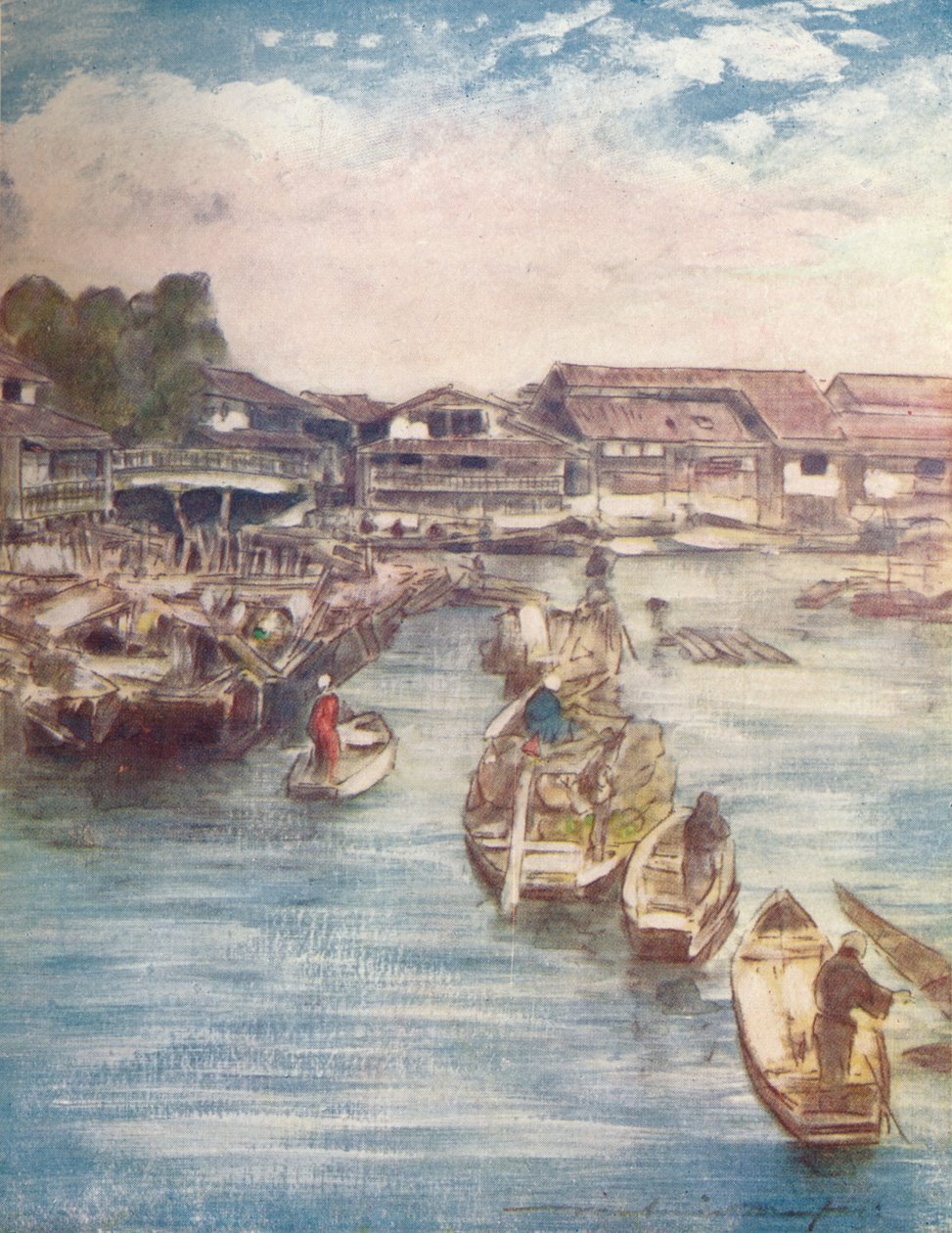 "Japán Velencéje", 1887, 1901 alkotó: Mortimer L Menpes