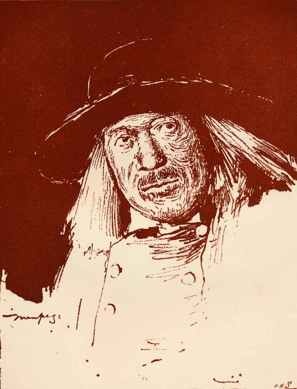 Egy bretagne-i paraszt, 1898 alkotó: Mortimer Ludington Menpes