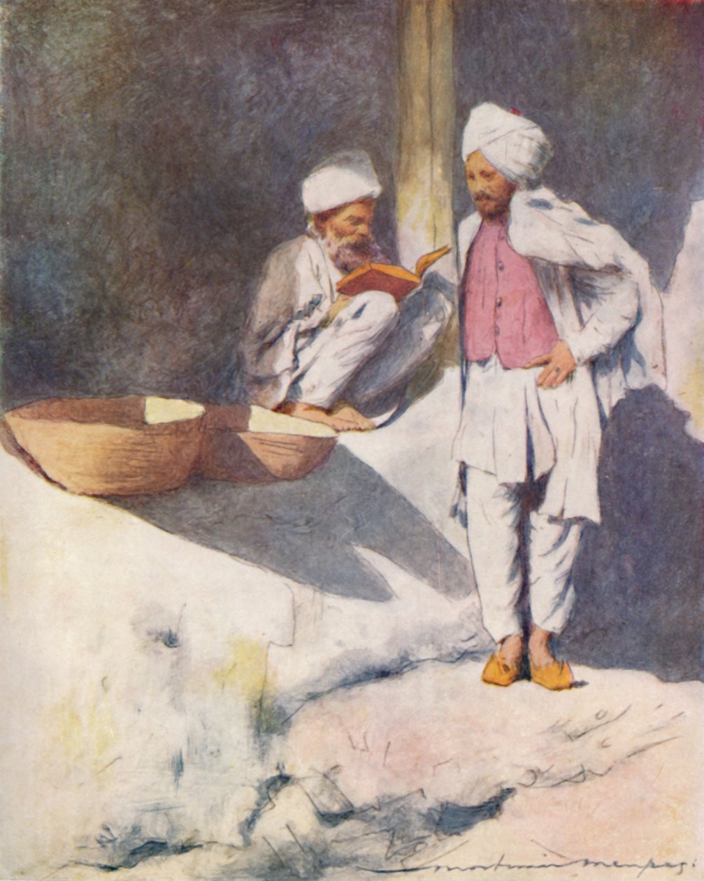 Egy tanult ember Peshawurból, 1905 alkotó: Mortimer Ludington Menpes