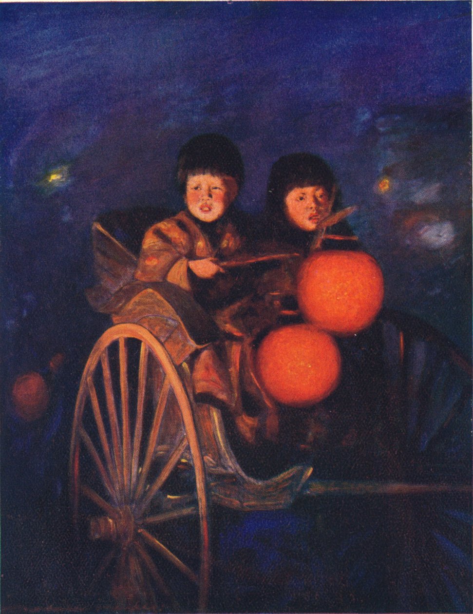 A lámpások fényében, c1887, 1901 alkotó: Mortimer Ludington Menpes