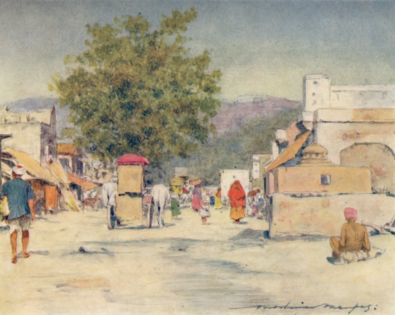 Jeypore városában, 1905 alkotó: Mortimer Ludington Menpes