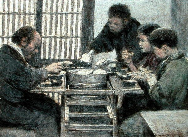 Japán vacsora alkotó: Mortimer Ludington Menpes