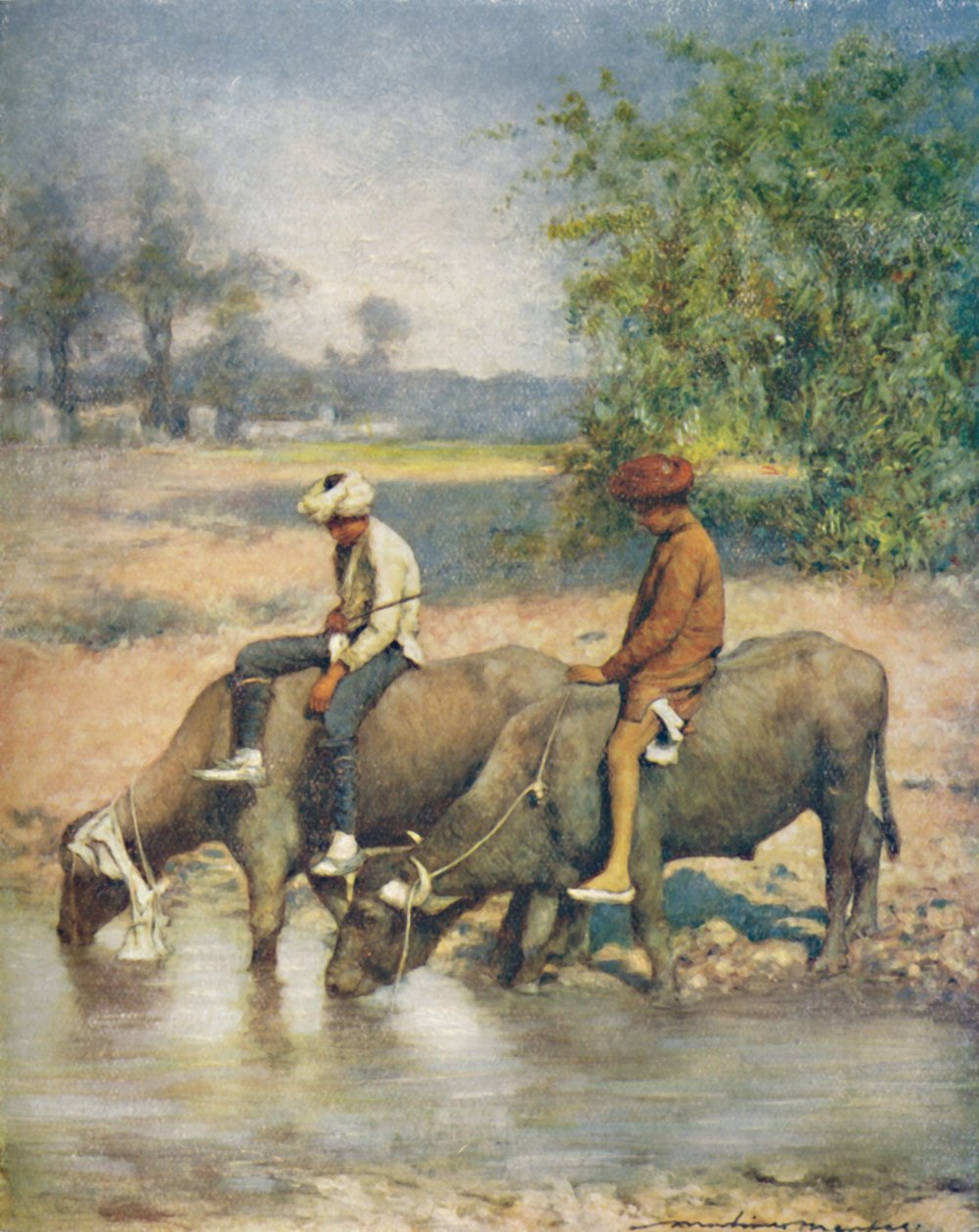 Szabadidő, 1905 alkotó: Mortimer Ludington Menpes