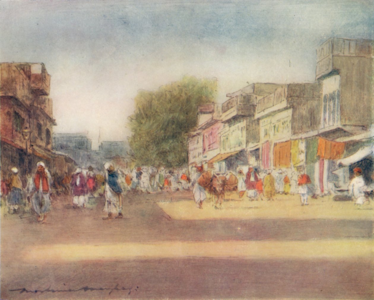 Peshawur, 1905 alkotó: Mortimer Ludington Menpes