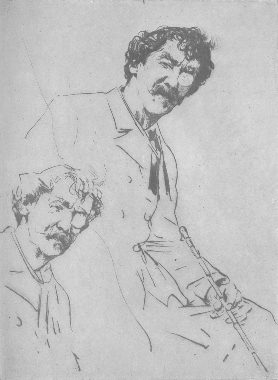 Portrétanulmányok, 1880, 1904 alkotó: Mortimer Ludington Menpes