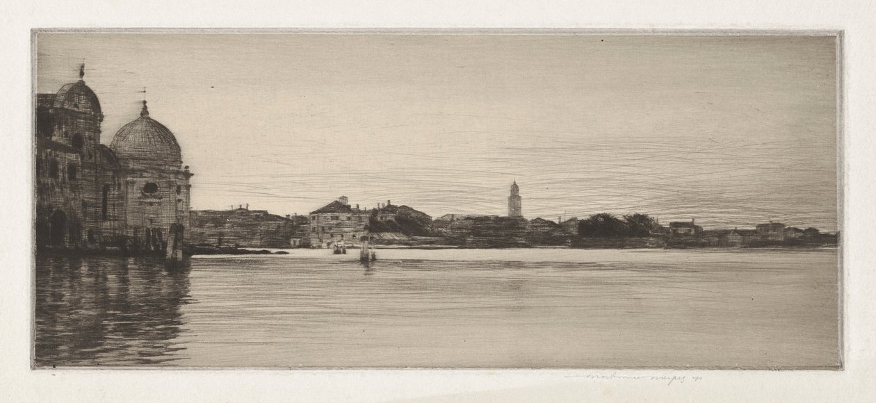 Este, Velence (késő délután) alkotó: Mortimer Menpes