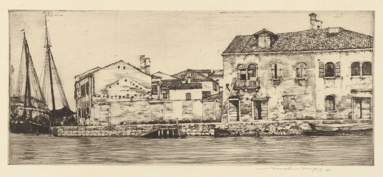 Giudecca, Velence alkotó: Mortimer Menpes