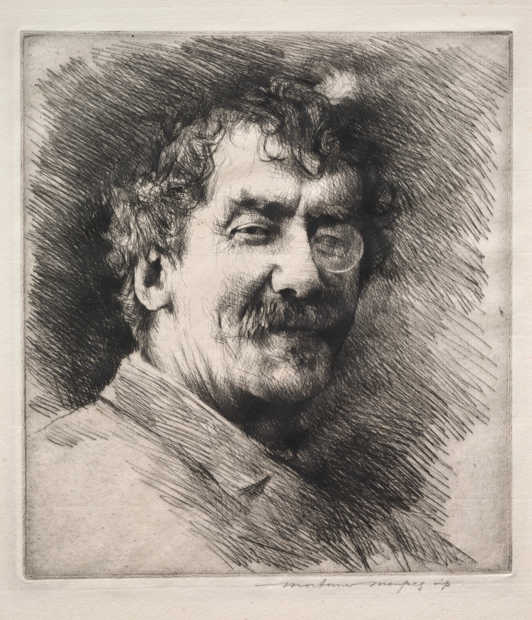 James MacNeill Whistler. alkotó: Mortimer Menpes