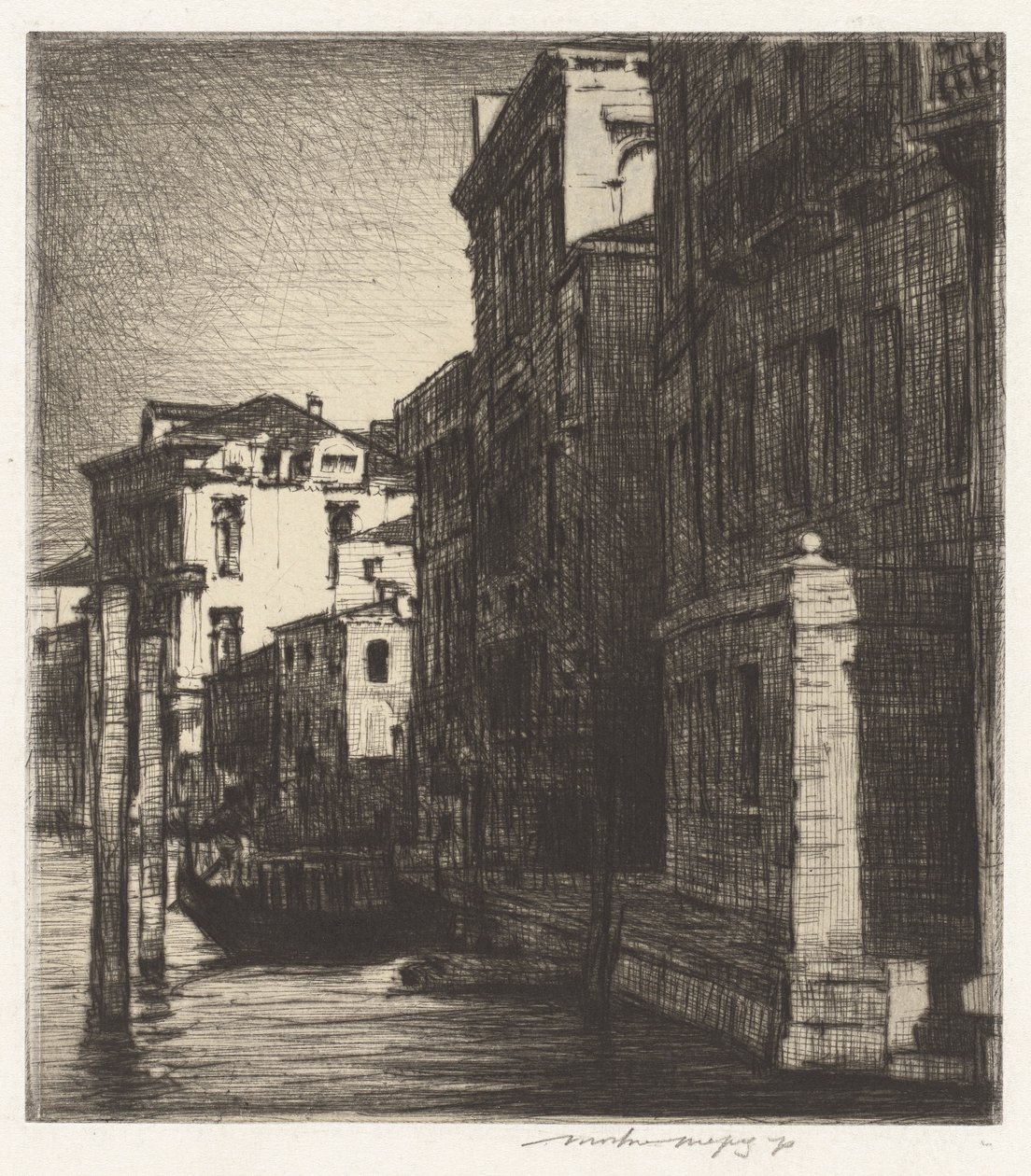Késő délután, Velence alkotó: Mortimer Menpes