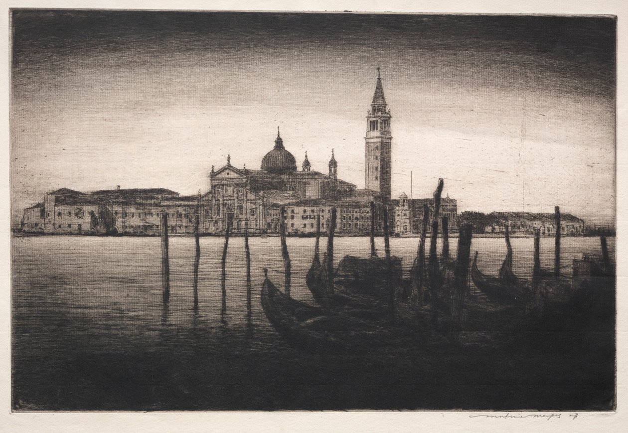 San Giorgio Maggiore, 1910. alkotó: Mortimer Menpes