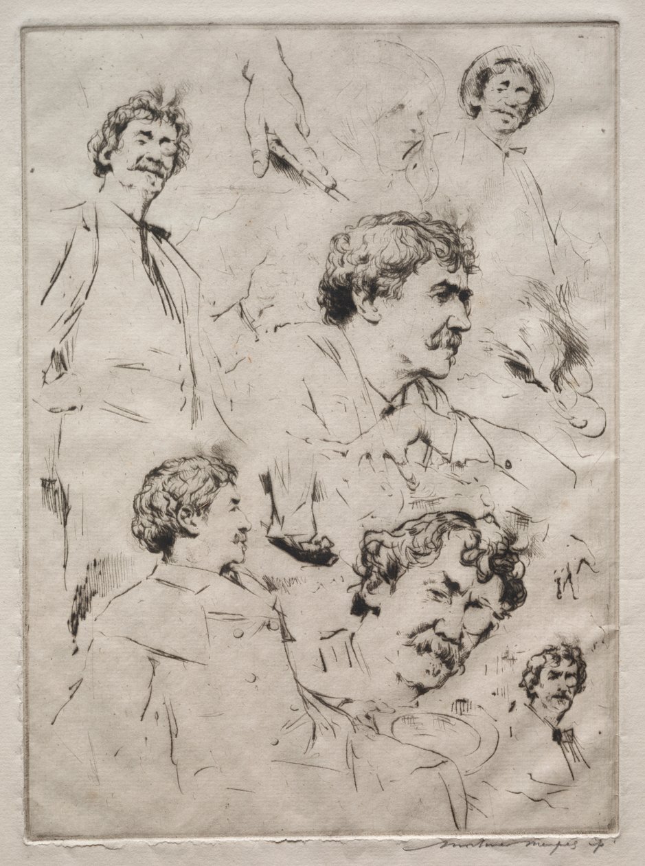 Whistler hat arca alkotó: Mortimer Menpes