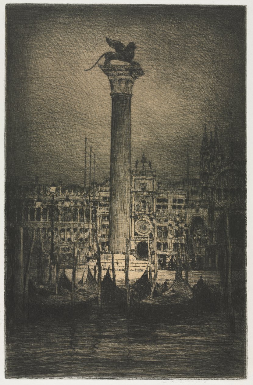 Szent Márk Piazza alkotó: Mortimer Menpes