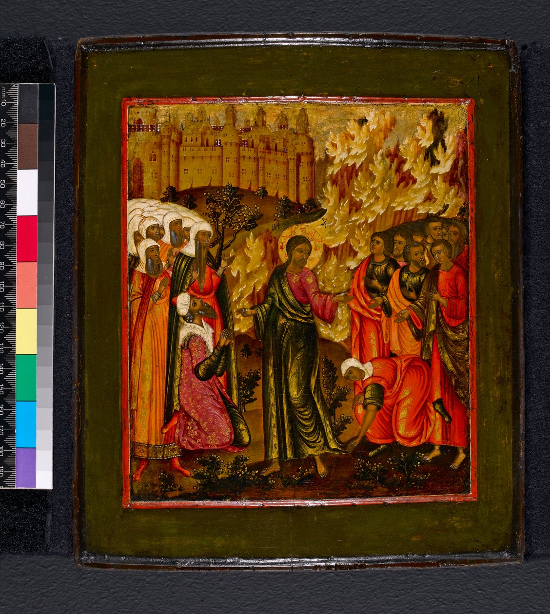 Ikon. Azonosítatlan evangéliumi alany, 1600-1699 alkotó: Moscow School