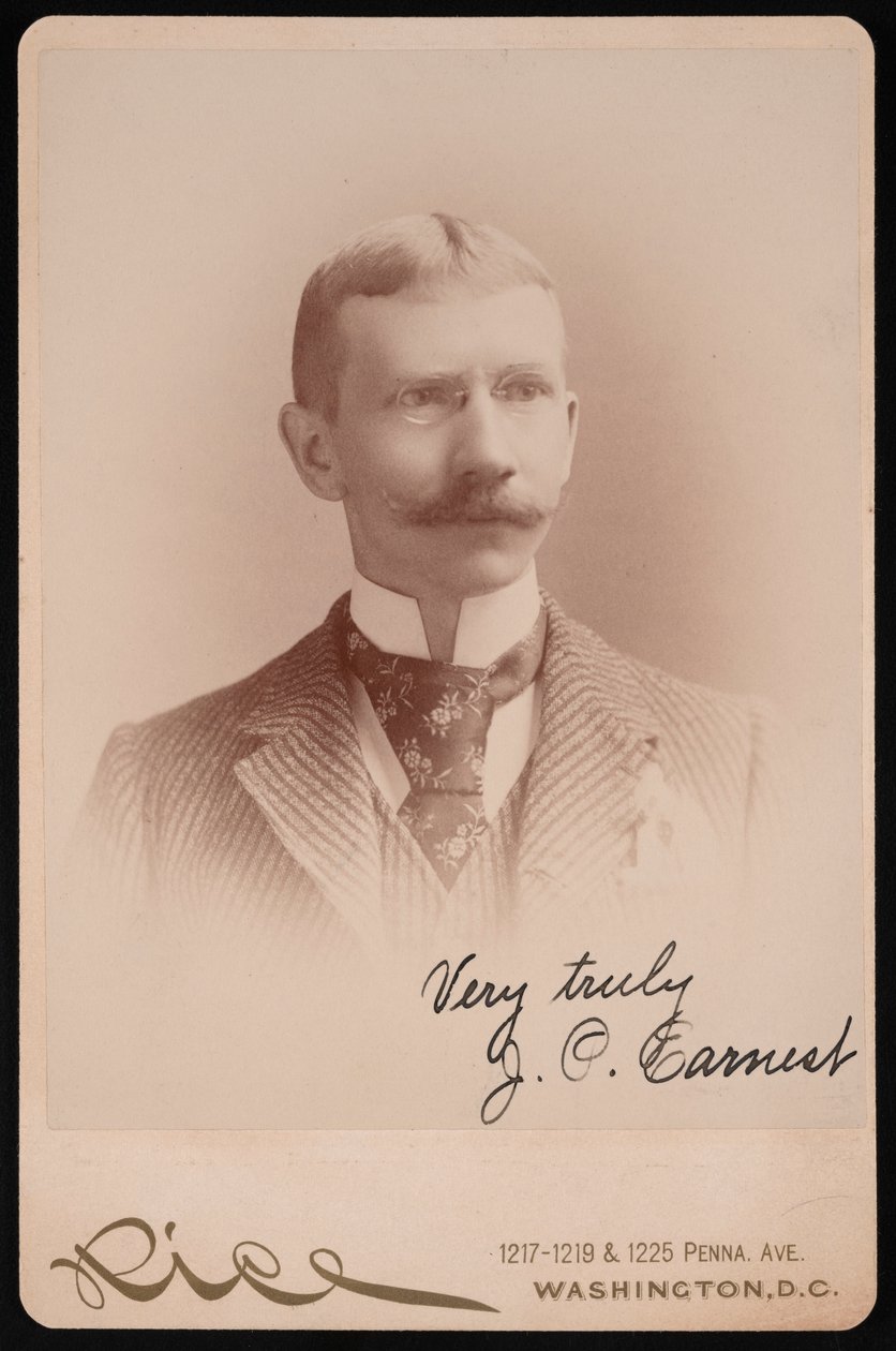 J. P. Earnest portréja, 1889 és 1897 között. alkotó: Moses P. Rice