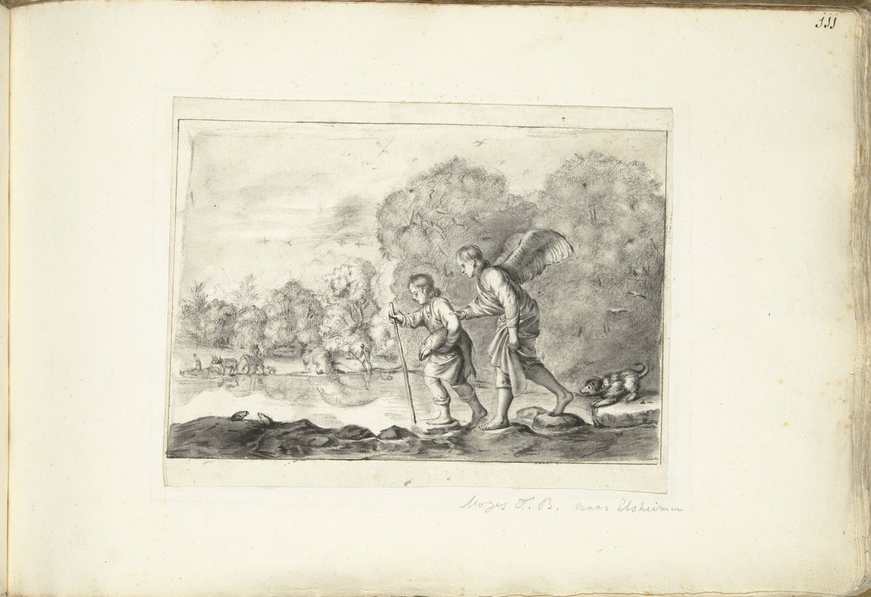 Tóbiás angyalban alkotó: Moses Ter Borch