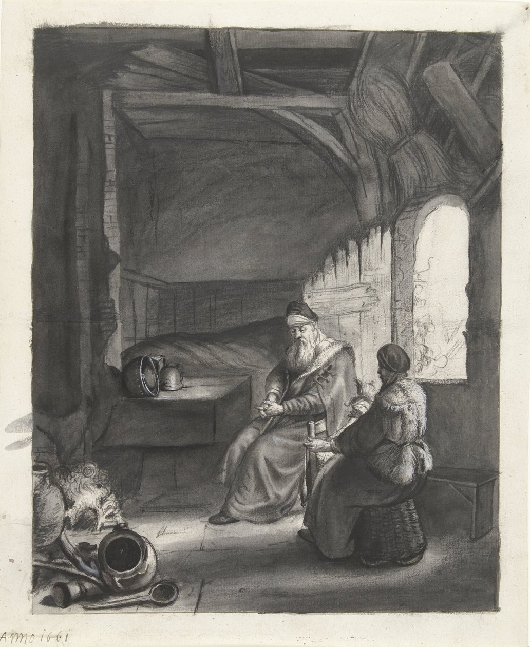 Tóbit és Anna alkotó: Moses Ter Borch
