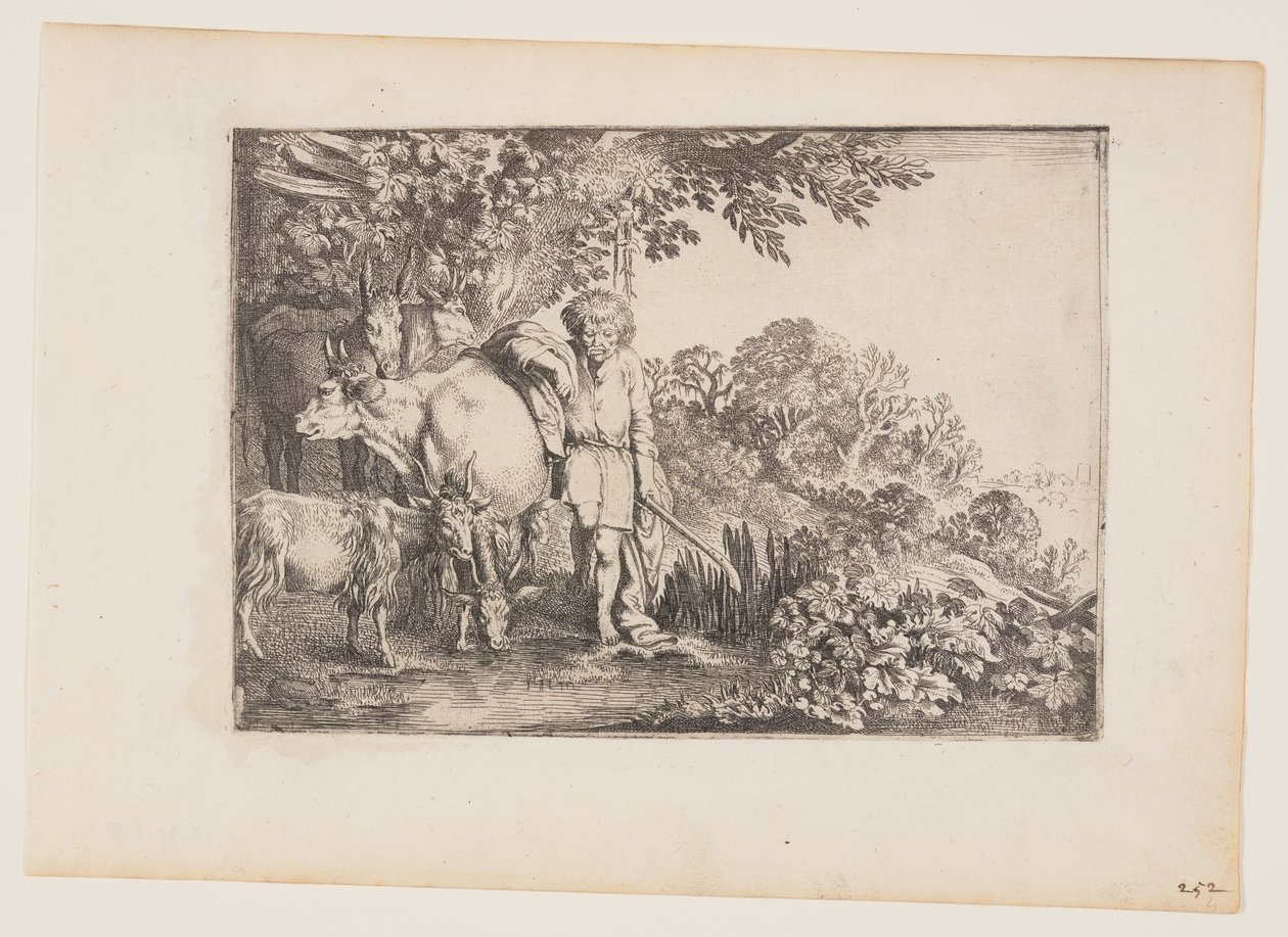 Argus Attending his Herd, 2. tábla a Merkúr és Argus történetéből alkotó: Moses van Uyttenbroeck