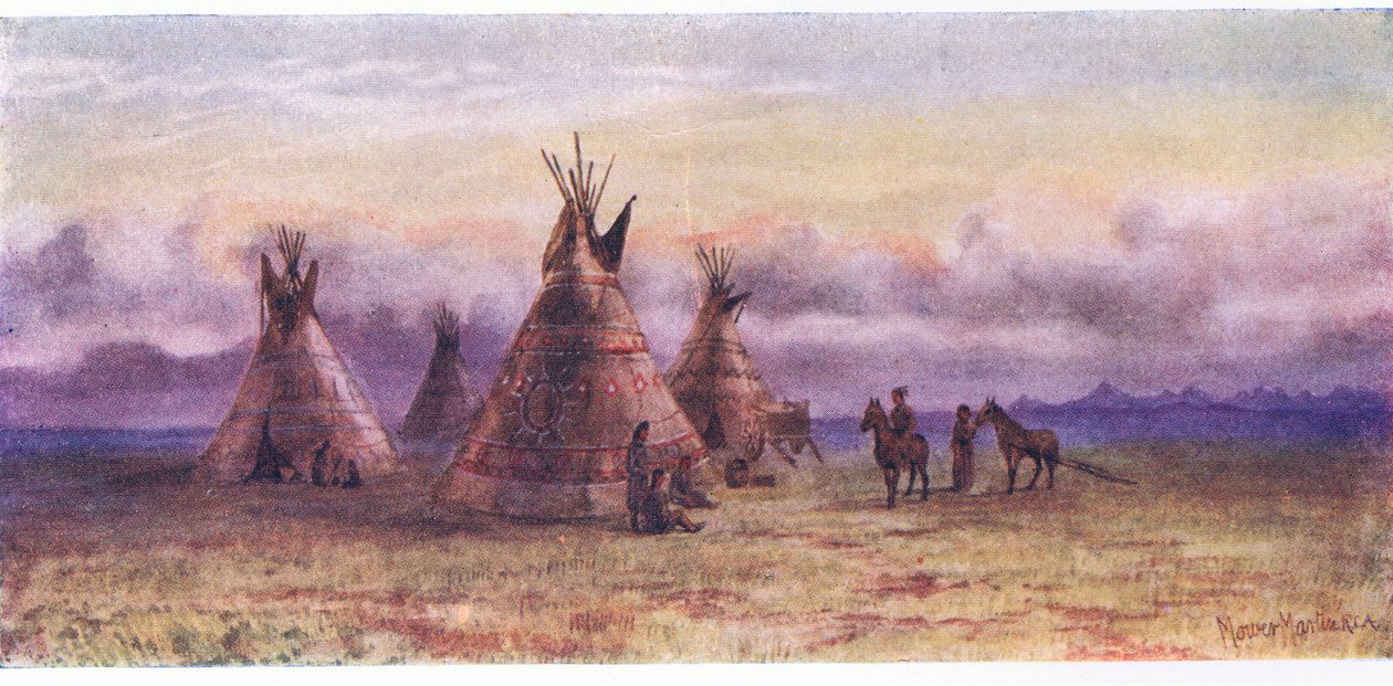 indián Wigwams alkotó: Mower Martin