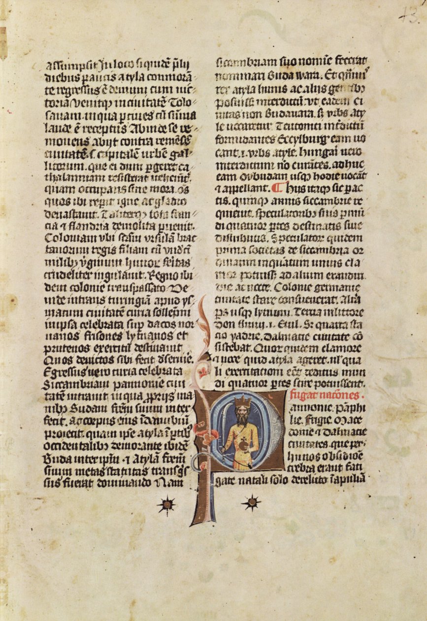 Illuminated Chronicle; Chronicon Pictum; Képes Krónika 13 alkotó: Márk Kálti