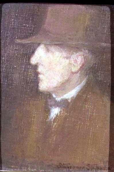 Robert Macaulay Stevenson portréja (olaj, vászon) alkotó: Mrs Stanmore Leslie Dean Stevenson