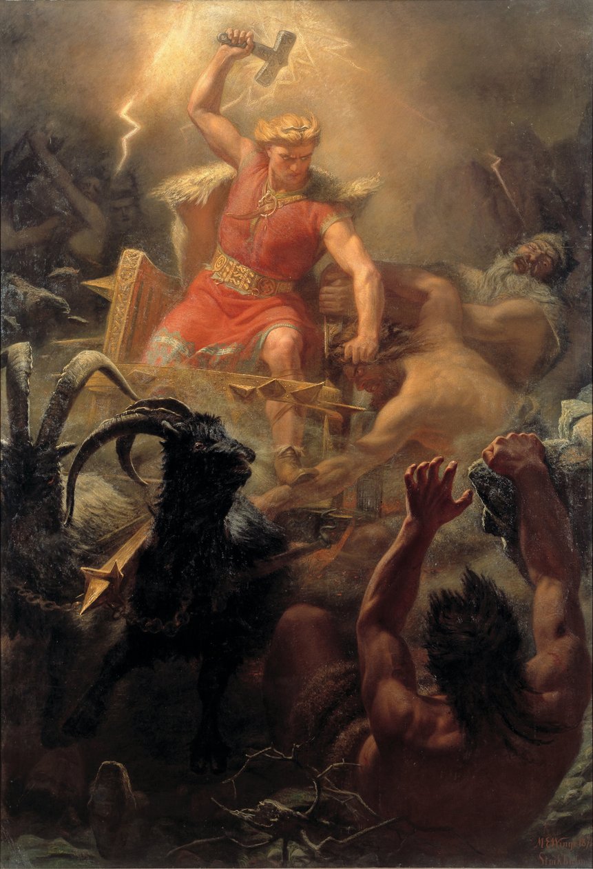 Thors Harc az óriásokkal alkotó: Mårten Eskil Winge