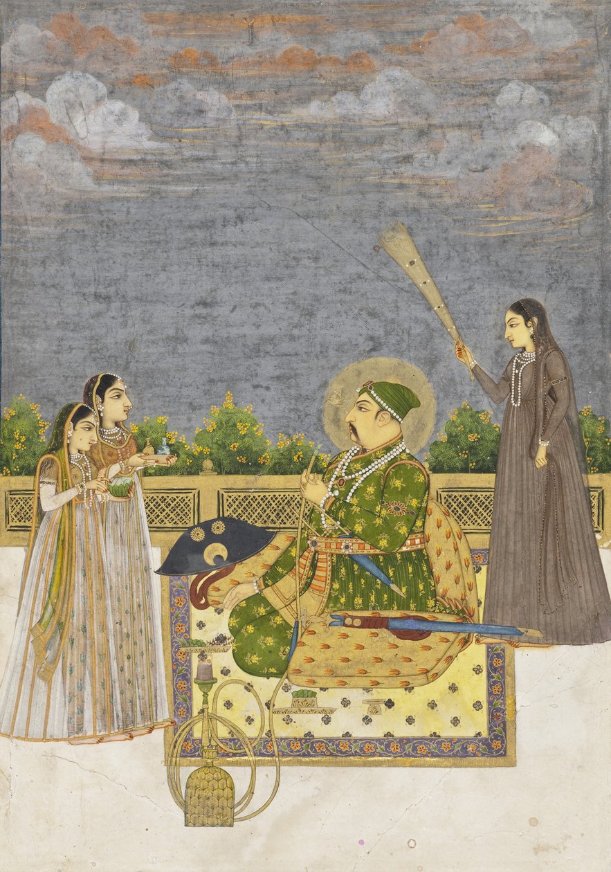 Mohamed Sah császár, 1735 körül alkotó: Mughal School