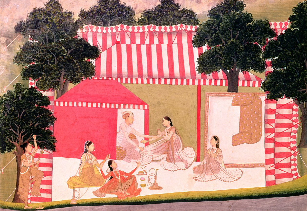 Egy herceg és a hárem alkotó: Mughal School