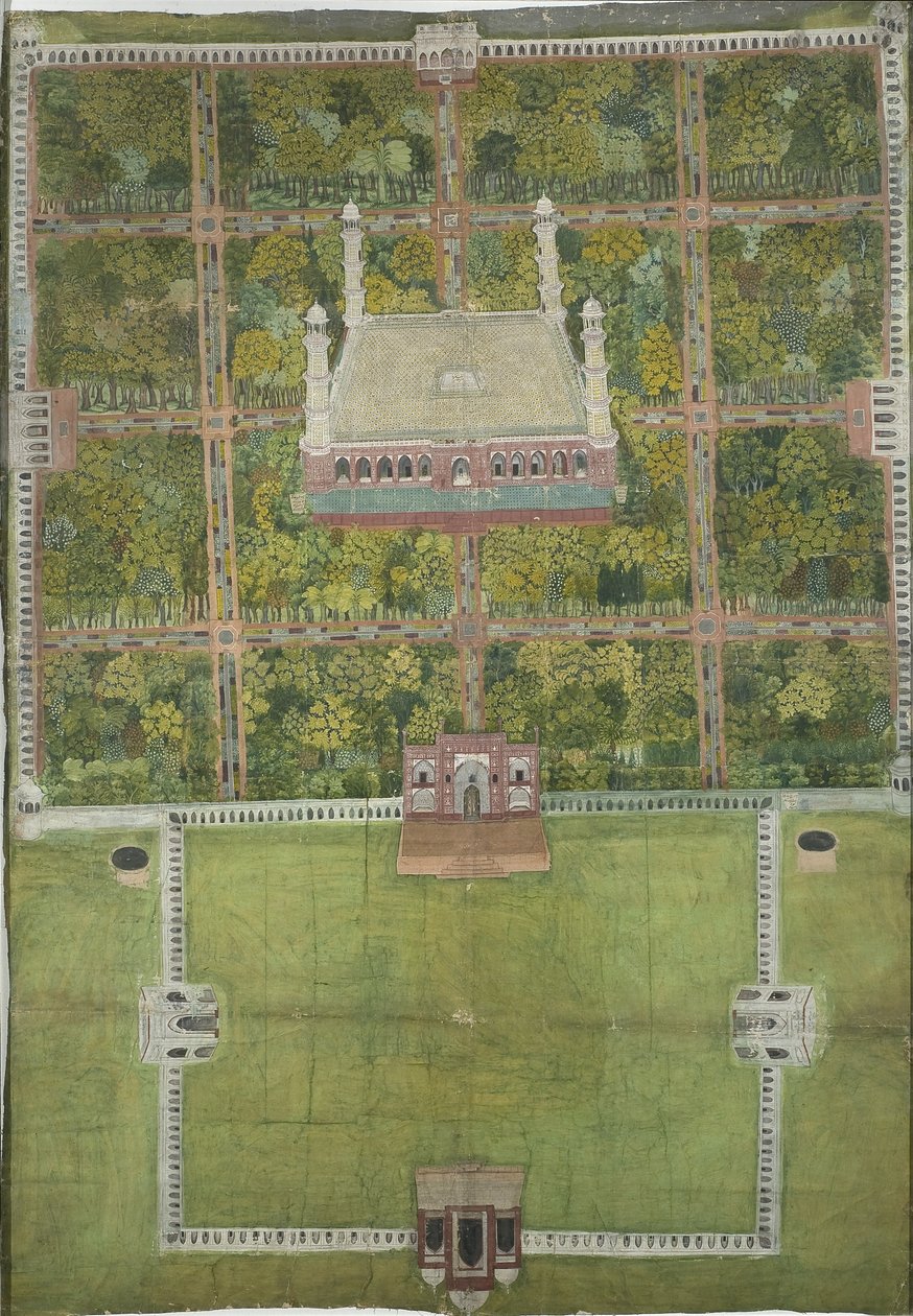 Jahangirs mauzóleum Lahore-ban, 1770 alkotó: Mughal School