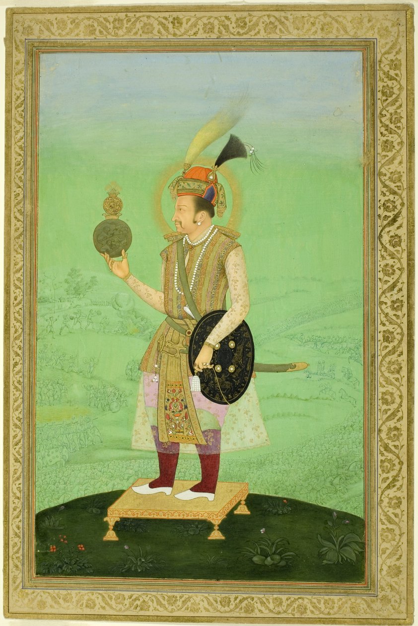 Jahangir császár portréja, 1800 körül alkotó: Mughal School