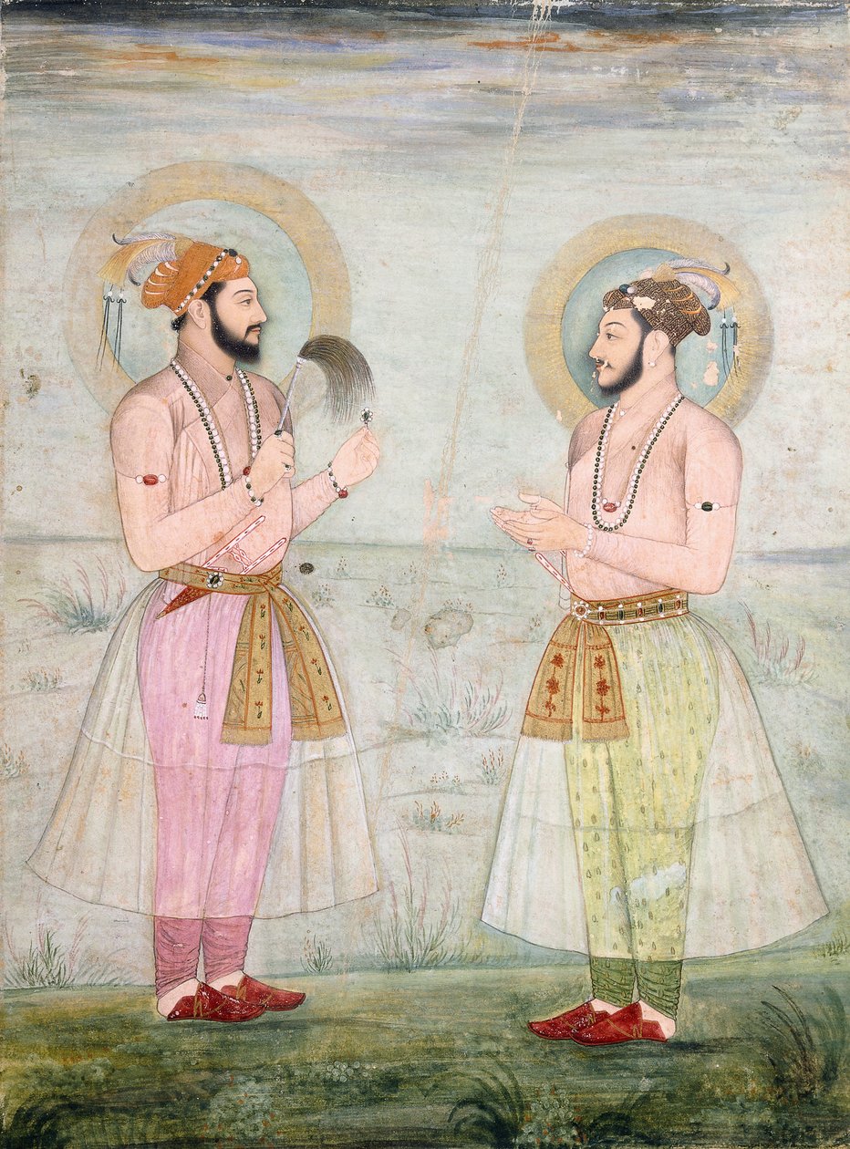 Dara Shikoh herceg és Szulejmán herceg portréi Shikohban, 1665 körül alkotó: Mughal School