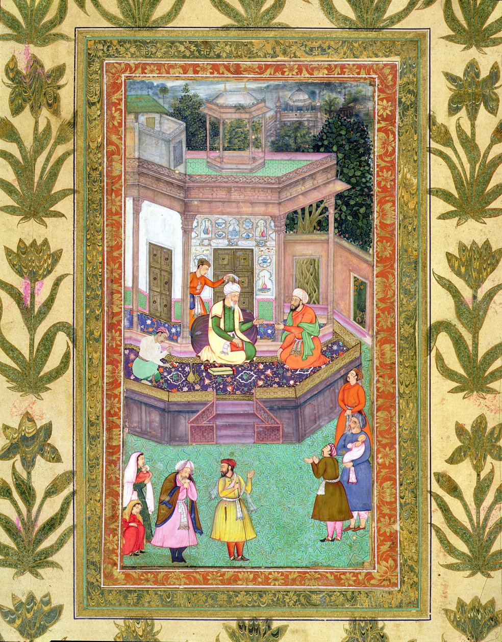 A Qazi a Small Clive Albumból (papíron átlátszatlan wc) alkotó: Mughal School