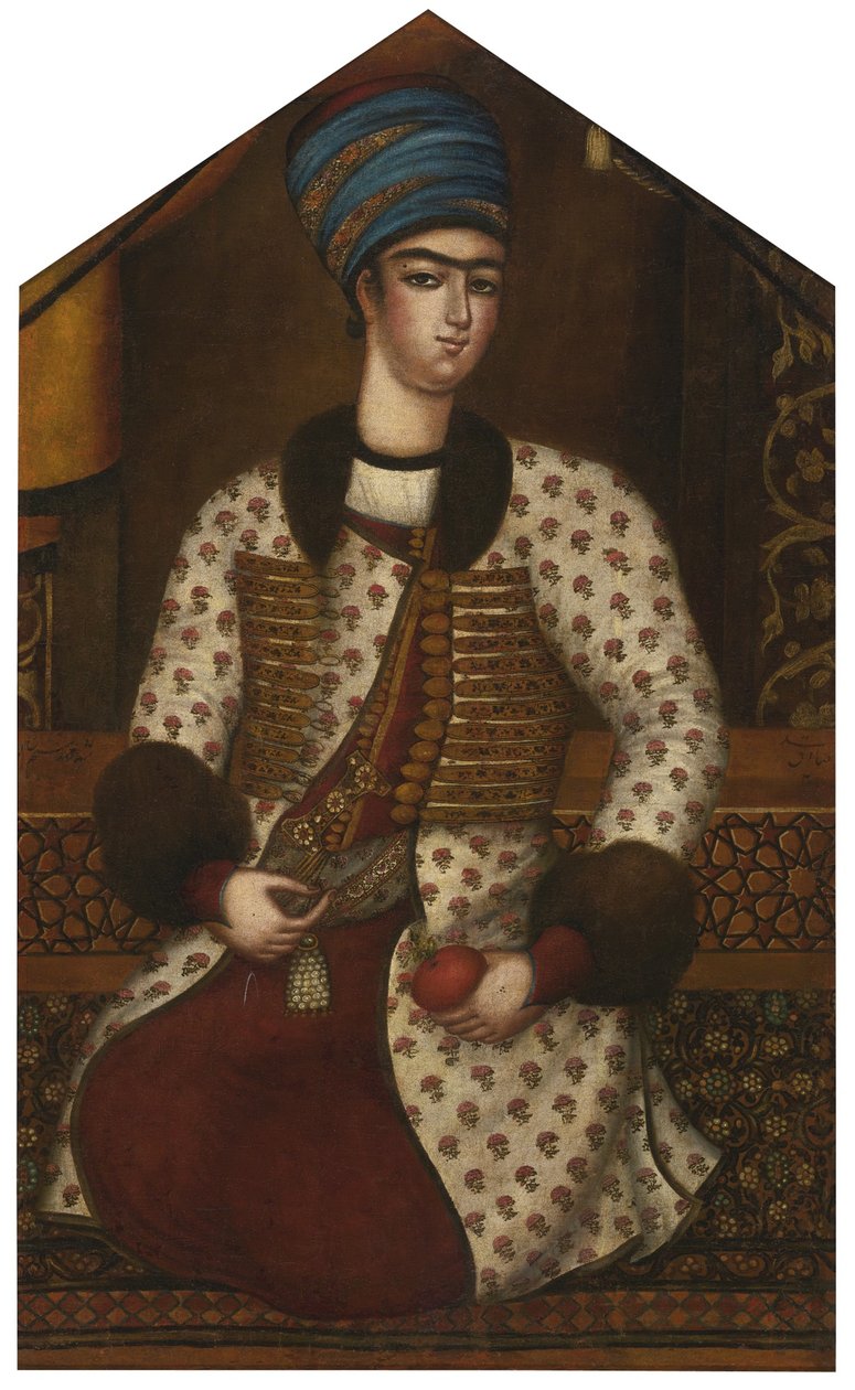 Rustam Khan Zand portréja alkotó: Muhammad Sadiq