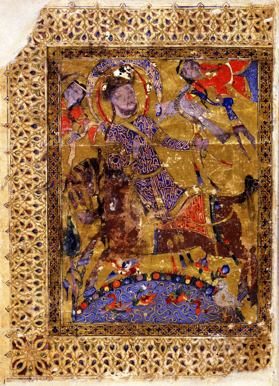 Illusztráció Kitab al-aghani Énekek könyvéből alkotó: Muhammad ibn Abi Talib al Badri